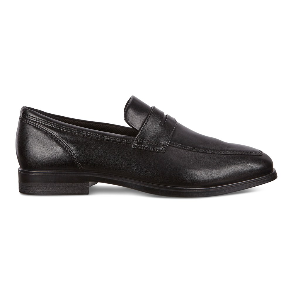 Loafers Hombre - ECCO Queenstown Penny - Negros - VQS796140